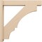 Ekena Millwork 6-in W x 34-in D x 34-in H Balboa Block Rough Cedar Woodgrain TimberThane Outlooker, Primed Tan OUTUR060X34X34BOA44RCPR - alternate 4